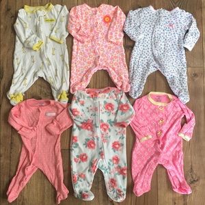 🌻Newborn baby girl Jammie bundle🌻